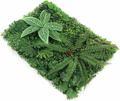 Kunstplant Panelen - Buxusmatten Kunstgras - Tuin Decoratie - Onderhoudsvrij Levenslang - 60x40cm 12 Stuks - Groen