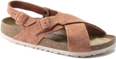 Birkenstock Tulum Dames Sandalen Earth Red Narrow-fit |  Rood | Suède | Maat 38