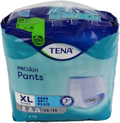 Tena Proskin Pants Plus - Xlarge, 12 stuks . Voordeelbundel met 7 verpakkingen