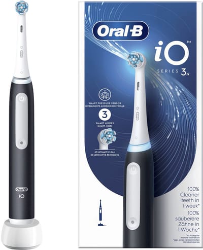 Oral-B iO 3 Elektrische Tandenborstel - Zwart - inclusief Opzetborstel - magnetic