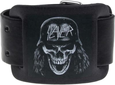 Slayer - Wehrmacht - Leren Polsband