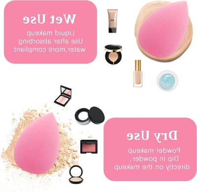 24 Stuks Mini Make-up Sponsjes voor Foundation, Poeder en Crème - Diverse Kleuren en Perfect voor Cosmetica