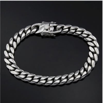 316L Roestvrij Staal Miami Curb Cubaanse Ketting Armbanden Hip Hop Mannen Vrouwen Rapper Sieraden Accessoires Schakel Sluiting 18 K Armband 10mm  x 22cm zilver