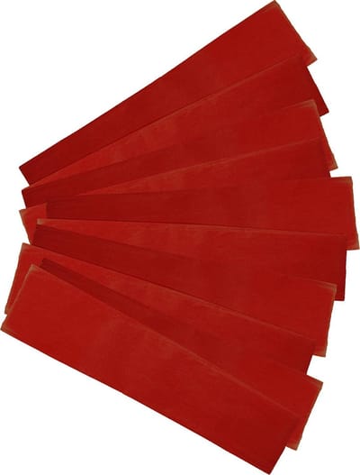 Crepe papier kleur ROOD basis pakket 180 x 50 cm - Knutselen met papier - Knutselspullen - 10 pakjes
