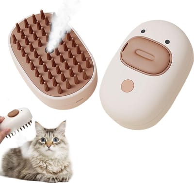 Lexium Zachte stoomborstel voor Katten en Honden - Haarverwijderaar - Kattenborstel op stoom - Hondenborstel op stoom
