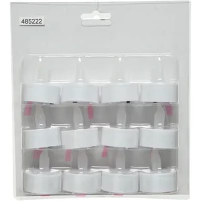 Decoris Led Theelicht - Flame - 4,6cm - Set Van 12