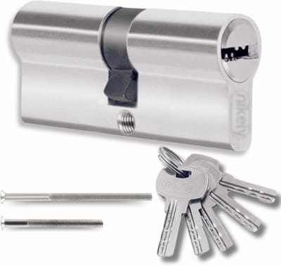Slotcilinder 40/40 mm - 5 sleutels - 80 mm - voordeur & garagedeur