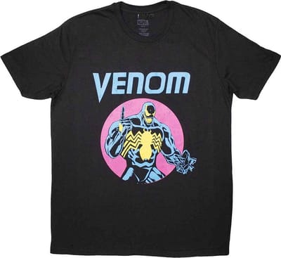 Marvel Venom - Purple Circle Heren T-shirt - M - Zwart