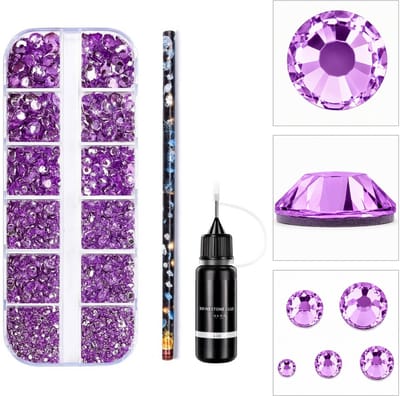 Goodbitz® - Rhinestones - 3-delig - Rhinestones steentjes - Strasssteentjes - Steentjes decoratief - Steentjes nagels - Plak diamantjes - Plaksteentjes