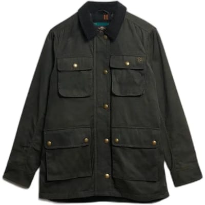 Superdry Waxjas Green Grootte: 42