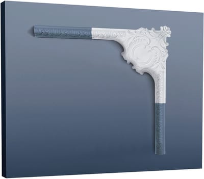 Hoekbocht Origineel Orac Decor P3020A LUXXUS Sierelement voor Wandlijsten