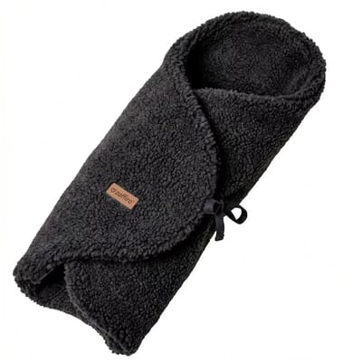 Dubbelzijdige wollen swaddle deken baby Zaffiro Nevada