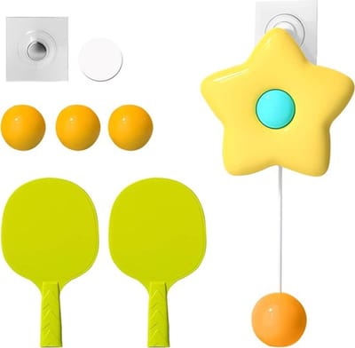Indoor Tafeltennis Set met Zelfklevende Haakjes voor Creatieve