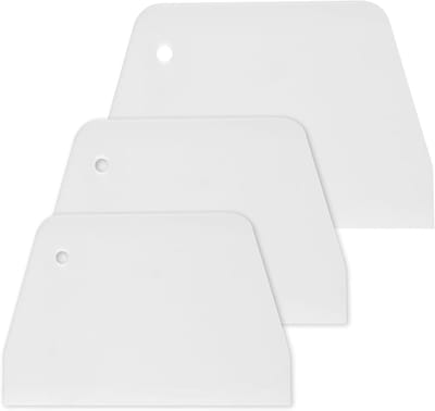 Dailygoods- Deegschraper Set 3 Stuks - Deegsnijder - Kunststof PP