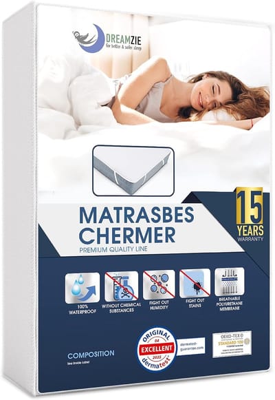 Waterdichte Matrasbeschermer 180 x 200 cm - 2 Stuks - Ademend en OEKO-TEX® Gecertificeerd