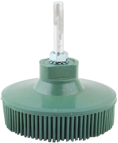 Dailygoody - 3-inch borstelschijf - Schuurborstel - Duurzaam en slijtvast - Groen - Polijsten hout en metaal - Voor sieraden en detailwerk