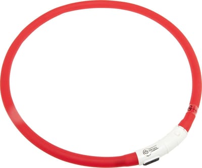 Flamingo Visio Nera - Halsband Honden - Halsband Led Nera Rood 20-70cm 16mm - 1st - 126136 - 1st