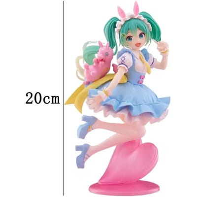 Nieuw Origineel Echt Model Hatsune Miku x Rody 20cm AMP Sprookjes Figuur Anime Figuur Collecties Speelgoed Cadeaus