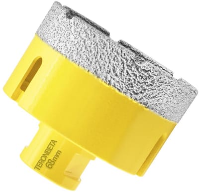 Vacuüm Gesoldeerde Diamantboor met M14 Schroefdraad voor Tegels en Steen, 68mm