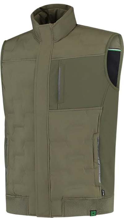 Tricorp Puffer Bodywarmer Rewear 402710 - Legergroen - 3XL