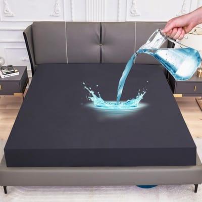 Matrasbeschermer waterdicht 160x200 cm, ademende beschermhoes met elastische rand