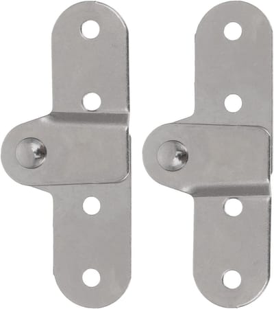 Ladderscharnier - Trap Scharnier - Ladder Reparatie - Stevig IJzeren Onderdeel - 7.7 x 3.3 cm - Zilver