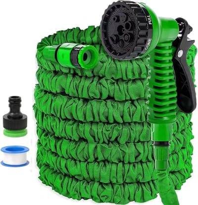 Uitschuifbare Tuinslang - Flexibele Waterslang - Tuin Besproeien - 7 Functies Sproeikop - 22.5 Meter - Blauw