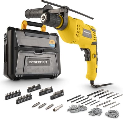 Powerplus Klopboormachine POWXBOX008 - Klopboormachine - 810 W- 158 accessoires