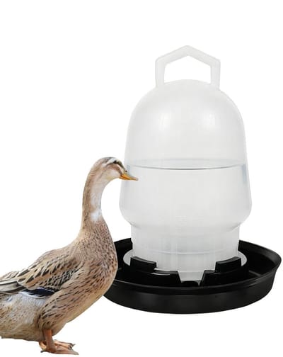 Dailygoods- Drinkbak Automatische Waterdispenser - Drinkbak Gevogelte - Drinkbak Kwartels/Ganzen - Betrouwbare Waterdispenser - Efficiënt Ontwerp - Vermindert Morsen - Dierenwaterbak