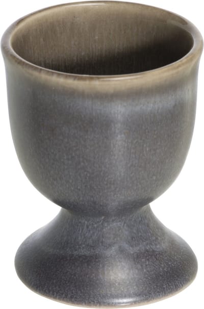 Cosy & Trendy Eierdopje - aardewerk - grijs/bruin - 5 cm - Houders voor gekookte eieren - Ontbijt en lunch