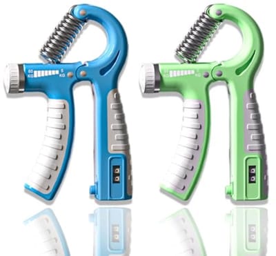 Verstelbare Gripversterkers voor Hand- en Polstraining - 2 Stuks met Instelbare Weerstand 5-60 kg