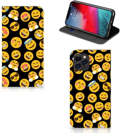 Standcase Hoesje voor Apple iPhone 11 Pro Hoesje met Magneet Emoji