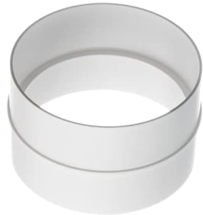 Buisverbinder 125mm Connector PVC voor Ventilatiebuis