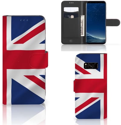 Samsung Galaxy S8 Bookstyle Case Groot-Brittannië
