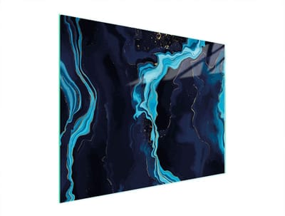 TMK ArtDeko - Snijplank Glas - 52x40 cm - Marmer Motief