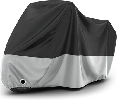 Motorhoes waterdicht alle seizoenen 95 inch - Favoto motorfiets hoes met slot gat - bescherming tegen winter - 245x105x125cm Motorhoes