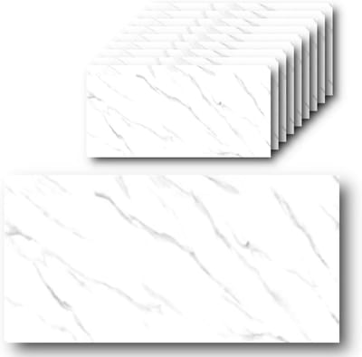 Wandtegels Zelfklevend - Muurtegels Zelfklevend - Wandpanelen - Steen Kleur - 30 x 60 cm - 10 Stuks