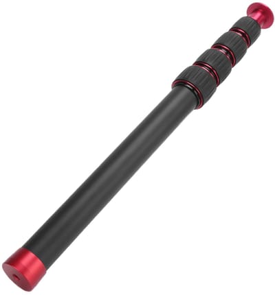 Dailygoods- Monopod Camera Statief - Aluminiumlegering - Verlengbaar 33,5-108 cm - Maximale belasting 5 kg - Lichtgewicht 339 g - Universeel accessoire