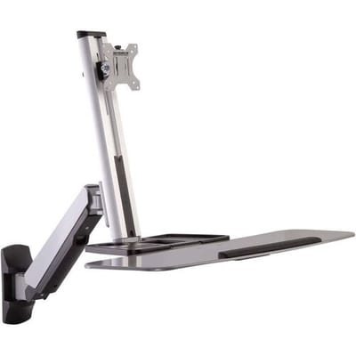 SpeaKa Professional SP-MM-705 Wandbeugel voor monitor Aantal monteerbare displays: 1 Display(s) 33,0 cm (13) - 81,3 cm (32) Zilver In hoogte