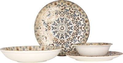 Rinart Serviesset (Large) - Aztec - 24 delig - 6 persoons - Porselein