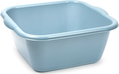 Afwasbak teil - 20 liter - licht blauw - kunststof - 46 x 42,5 x 19 cm