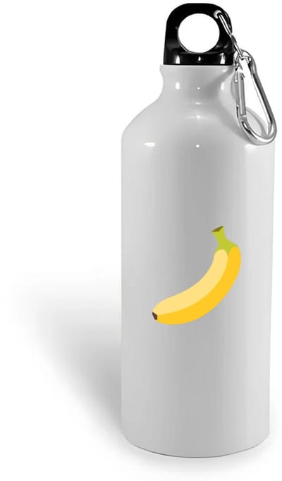 Hacebo® - Bananen waterfles - Fruitschaal - fruit liefhebbers - Banaan - vrucht - gezond eten - water fles - 400ML