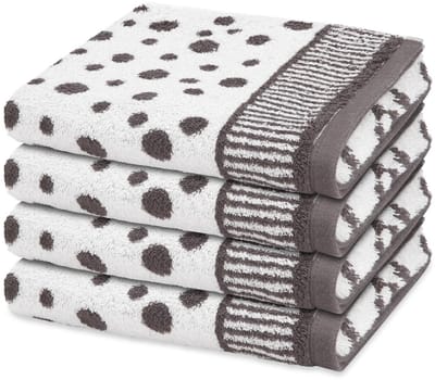 Ross Sonstiges 4 X handdoek - in set 4 pack Punkte allover