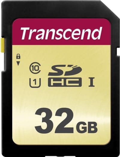 Transcend Premium 500S SDHC-kaart 32 GB Class 10, UHS-I, UHS-Class 1