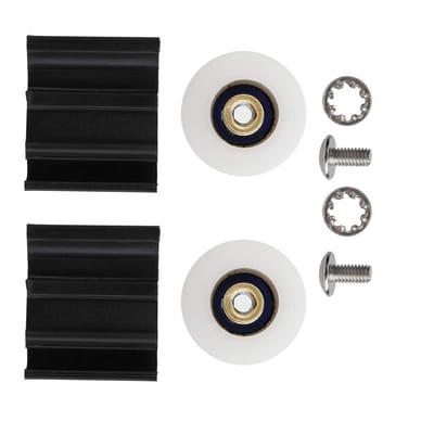 Dailygoods- Deurrol 22mm - Deurrolset - Plastic Onderdelen - Vervangingskit - Duurzaam - Geluidsarm - Deurrad