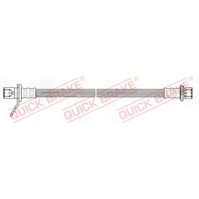 Remleiding QUICK BRAKE 27.092, links