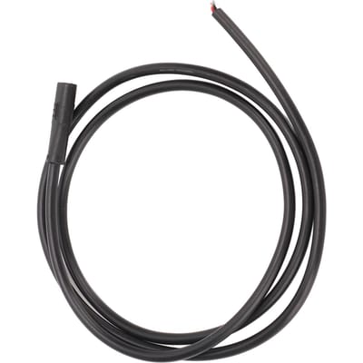 Câble d'extension pour vélo 2 broches femelle Marquage d'identification Matériau mixte 48V AC DC Pièces de modification pour vélo black