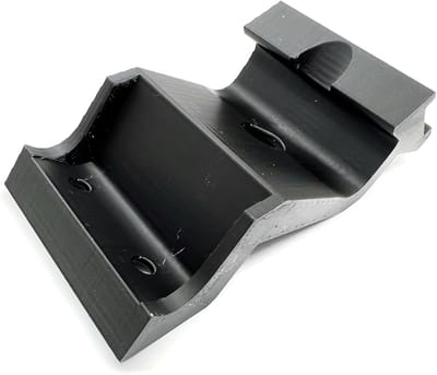 Vervangingsonderdeel Sluiting - Afvalcontainer Onderdeel - Vuilnisbak Reparatie - Duurzaam Kunststof - 9.6 x 5.5 x 3 cm - Zwart
