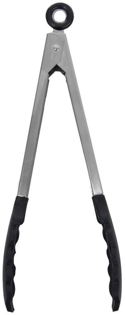 Orion - Keukengerei - Roestvrijstalen Keukentang - 35 cm - Siliconen Grip