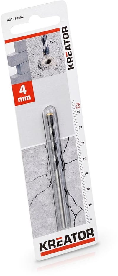 Kreator Betonboor KRT010402 - Betonboor Ø 4x75mm